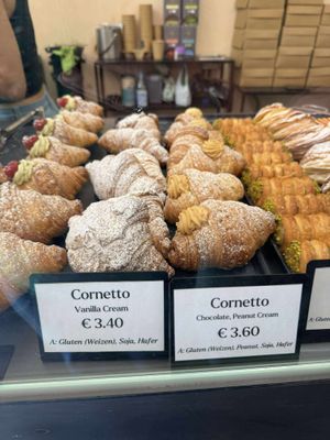 Sweet pastries   at The Sanctuary in Berlin
