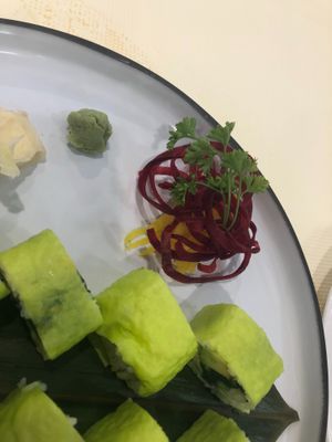 Beets and parsley  at Bodhi Village in Flushing