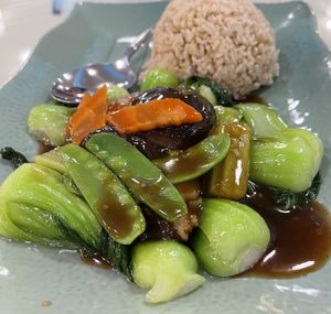 Seasonal vegetables at Bodhi Village in Flushing