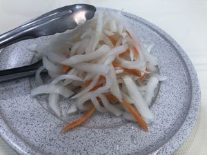 Fermented carrots 🥕  at Bodhi Village in Flushing
