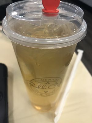 Jasmine tea  at Bodhi Village in Flushing