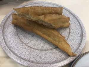 Fried gluten  at Bodhi Village in Flushing