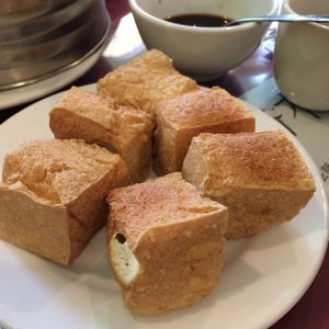 crispy tofu at Bodhi Village in Flushing