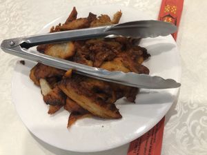 Veg bbq roast meat at Bodhi Village in Flushing