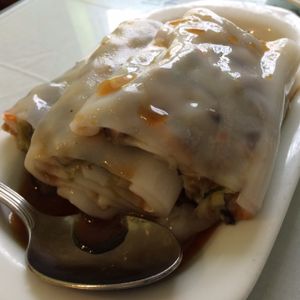 vietnamese rice roll at Bodhi Village in Flushing