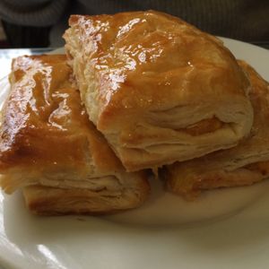 pumpkin pastry at Bodhi Village in Flushing