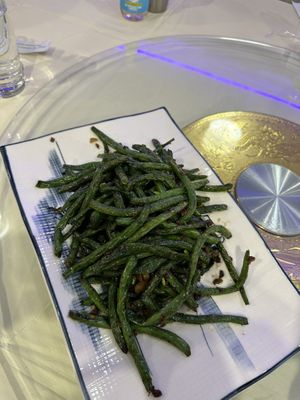 Green beans  at Bodhi Village in Flushing