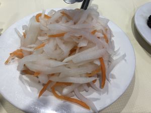 
Sweet and sour radish 

  at Bodhi Village in Flushing