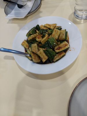 Cucumber salad at Bodhi Village in Flushing