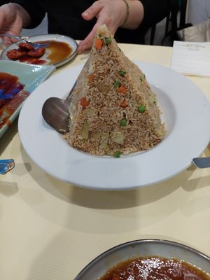 Veg fried rice at Bodhi Village in Flushing