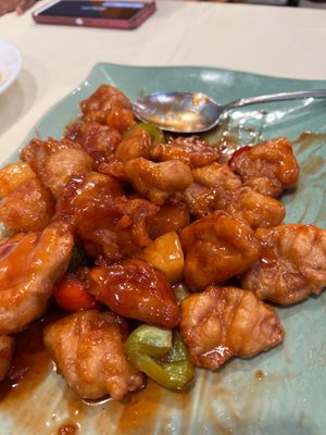 Sweet & Sour Veg Chicken  at Bodhi Village in Flushing