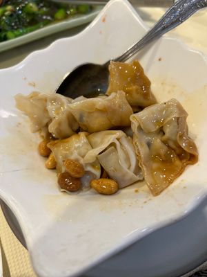 Spicy Wontons  at Bodhi Village in Flushing