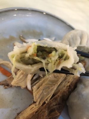 Steamed vegan dumpling   at Bodhi Village in Flushing