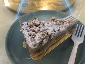 Blueberry peach cobbler  at Bodhi Village in Flushing