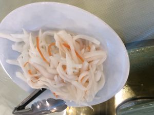 Sweet and sour radish   at Bodhi Village in Flushing