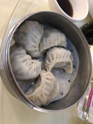 Steamed vegan dumpling 🥟   at Bodhi Village in Flushing