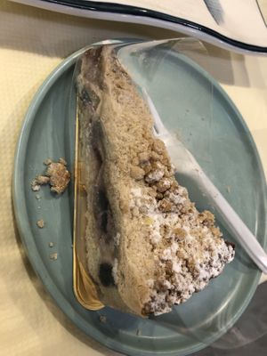 Blueberry peach cobblers   at Bodhi Village in Flushing