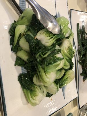 Sautéed bok choy  #Veganuary at Bodhi Village in Flushing