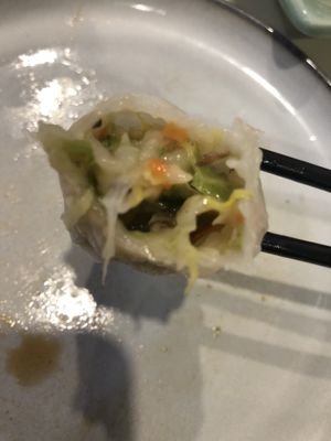 Steamed vegan dumpling  #Veganuary at Bodhi Village in Flushing