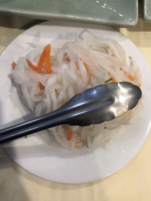 Sweet and sour radish   at Bodhi Village in Flushing