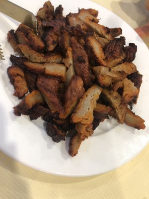 素叉燒 bbq roasted pork   at Bodhi Village in Flushing