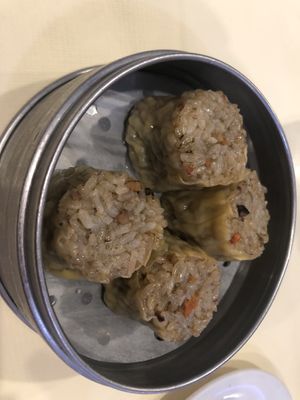 Sticky rice shuimai  at Bodhi Village in Flushing