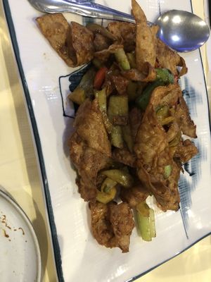 酸菜鵝腸   at Bodhi Village in Flushing