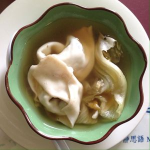 Vegan Wonton Soup at Bodhi Village in Flushing