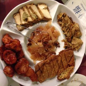 Assorted Appetizer Platter at Bodhi Village in Flushing