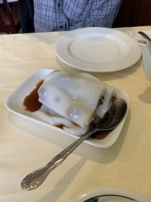 BBQ rice roll  at Bodhi Village in Flushing