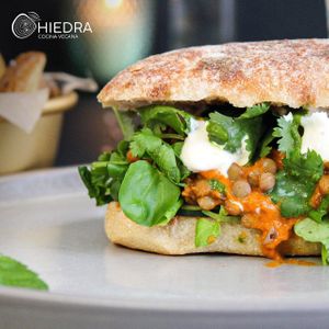 Verbena india at Hiedra Vegana in Santiago