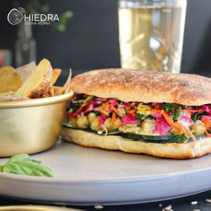 Bambú tailandés at Hiedra Vegana in Santiago