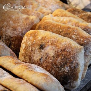 Ciabatta artesanal at Hiedra Vegana in Santiago