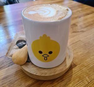 Cappuccino at Billy Brunch & Park in Barcelona