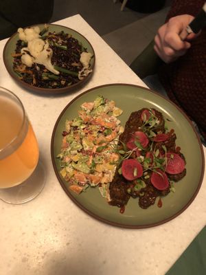 Bang-bang broccoli & kimchi fried rice   at Stem & Glory - Broadgate in London