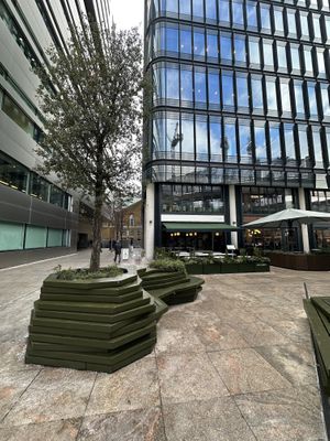 Killer corner position  #Veganuary at Stem & Glory - Broadgate in London