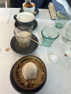 The whole dessert thing together  #Veganuary at Stem & Glory - Broadgate in London