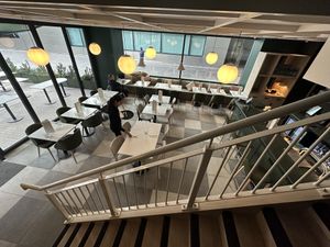 Birds Eye view  #Veganuary at Stem & Glory - Broadgate in London