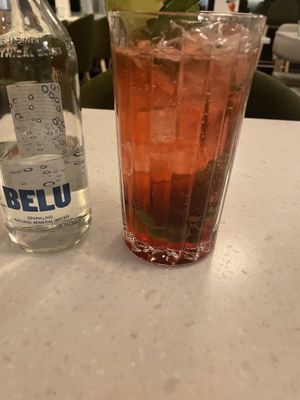 Berry mojito mocktail   at Stem & Glory - Broadgate in London