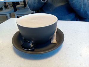 Latte at Stem & Glory - Broadgate in London