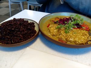 Katsu curry at Stem & Glory - Broadgate in London