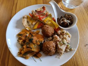 Brunch - kaltes Buffet at Schlicht Vegan in Vienna