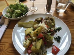 Wiener gröstl   at Schlicht Vegan in Vienna