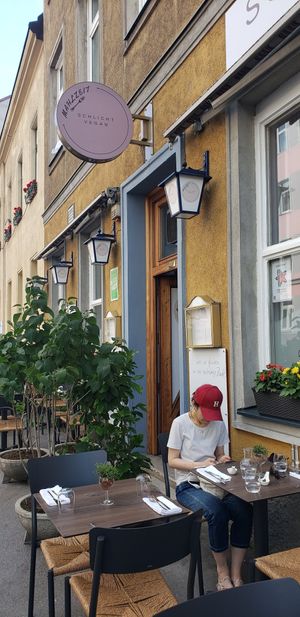 Exterior at Schlicht Vegan in Vienna
