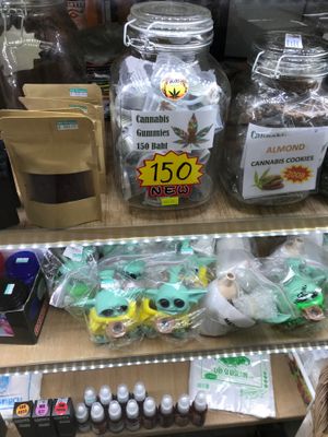 Cannabis available at Bang Rak Minimart in Koh Samui