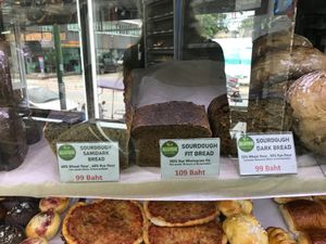Inside bakery section at Bang Rak Minimart in Koh Samui