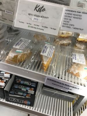 vegan carrot cake at Bang Rak Minimart in Koh Samui