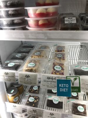 Vegan and keto treats at Bang Rak Minimart in Koh Samui