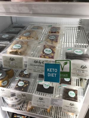 Keto and vegan treats at Bang Rak Minimart in Koh Samui