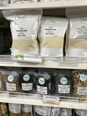 Vegan flowers and spices  at Bang Rak Minimart in Koh Samui